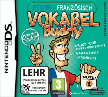 PONS Franzoesisch - Vokabel Buddy (Germany) box cover front